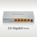 Miniatyrbild 3 av 3: Zyxel MG-105 Ohanterad 2.5G Ethernet (100/1000/2500) Stål