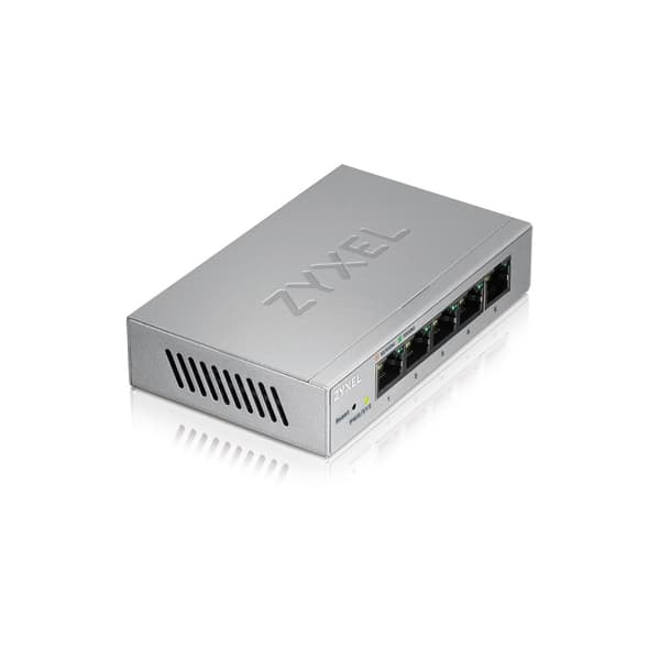 Zyxel GS1200-5 Hallittu Gigabit Ethernet (10/100/1000) Hopea