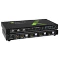 Miniatyrbillede 1 af 3: Techly 4x1 USB HDMI 4Kx2K IDATA KVM-HDMI4U KVM-switch Sort