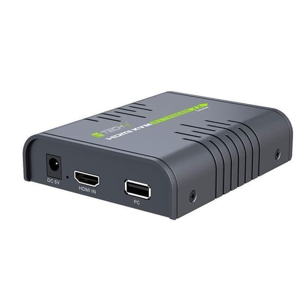 Techly IDATA HDMI-KVM2 KVM-jatkojohto Lähetin ja vastaanotin