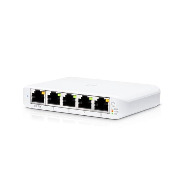 Ubiquiti UniFi USW Flex Mini 5P (10/100/1000) PoE administreret switch