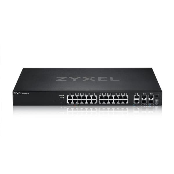 Zyxel XGS2220-30 Administreret L3 Gigabit Ethernet (10/100/1000) Sort Sort