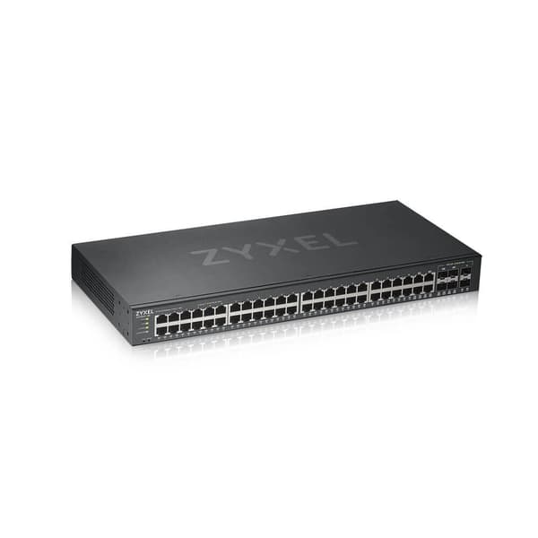 Zyxel GS1920-48V2 Hallittu Gigabit Ethernet (10/100/1000) Musta musta