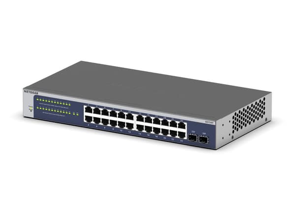 NETGEAR GS724Tv6 hallittu gigabitin kytkin (GS724T-600EUS) 26P