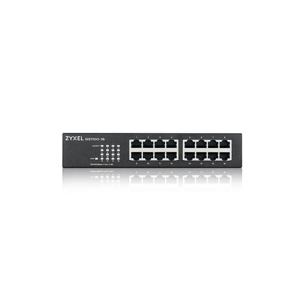 Zyxel GS1100-16 hallitsematon gigabitin Ethernet (10/100/1000)