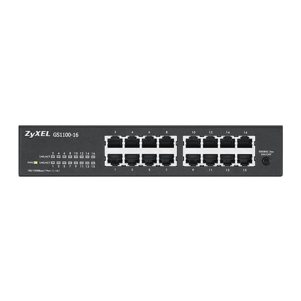 Zyxel GS1100-16 hallitsematon gigabitin Ethernet (10/100/1000)
