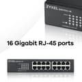 Pikkukuva 7 / 7: Zyxel GS1100-16 hallitsematon gigabitin Ethernet (10/100/1000)
