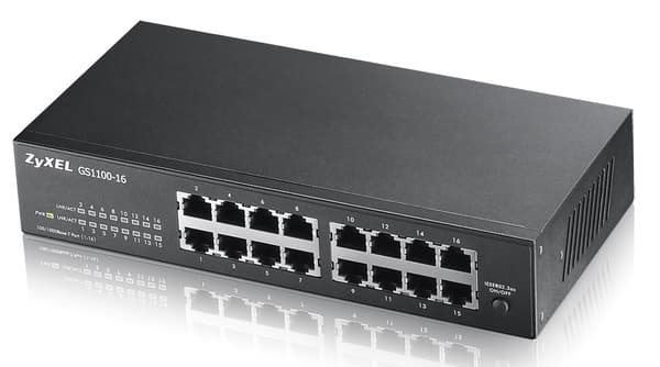 Zyxel GS1100-16 Ohanterad Gigabit Ethernet (10/100/1000)
