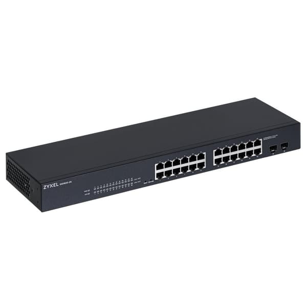 Zyxel GS-1900-24 v2 Administrerad L2 Gigabit Ethernet (10/100/1000) 1U Svart Svart