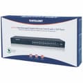 Pikkukuva 1 / 2: Intellinet 24-porttinen verkkokytkin, 24-porttia (RJ45), räkkiin asennettava, gigabitti, 4 SFP, Ethernet Web-Smart, 10/100/1000 Mbit