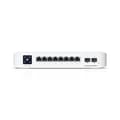 Miniatyrbild 2 av 4: Ubiquiti UniFi USW-PRO-8-POE nätverksswitch Administrerad L2/L3 Gigabit Ethernet (10/100/1000) Power over Ethernet (PoE) 1U Vit