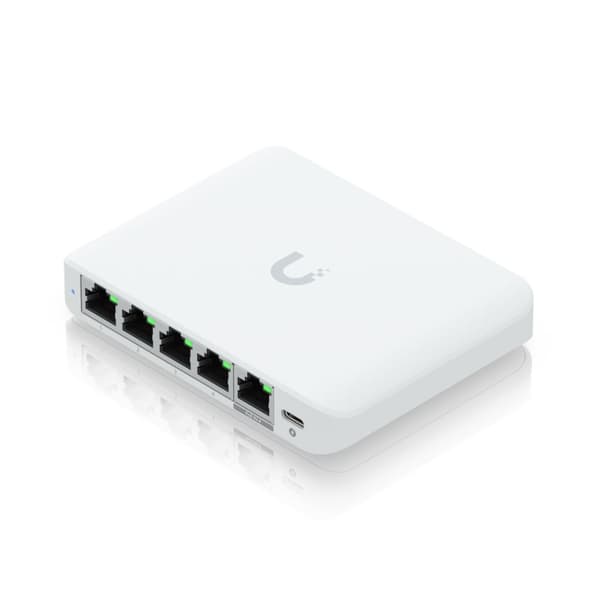 Ubiquiti UniFi Flex Mini 2.5G Hallittu 2.5G Ethernet (100/1000/2500) Power over Ethernet (PoE) Pöytämalli Valkoinen