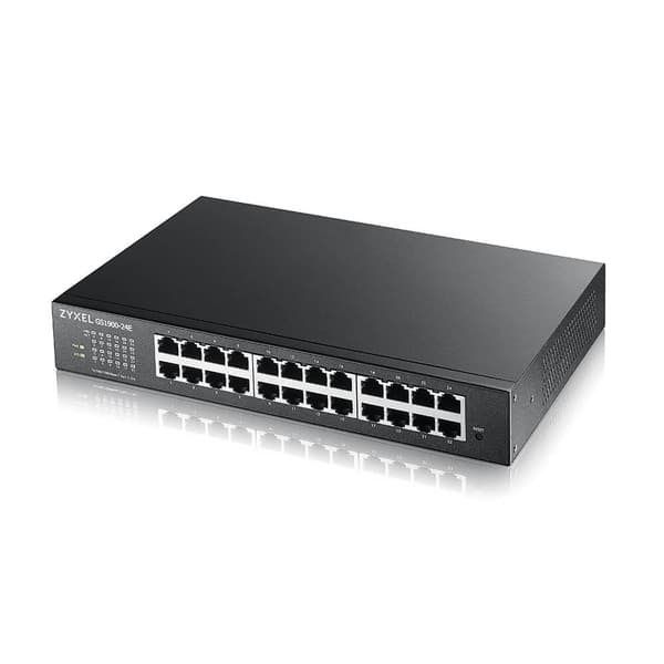 Zyxel GS1900-24E-EU0103F netværksswitch Administreret L2 Gigabit Ethernet (10/100/1000) 1U Sort Sort