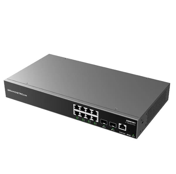 Grandstream GWN 7801 8GE 2SFP hallittava kytkin L2+