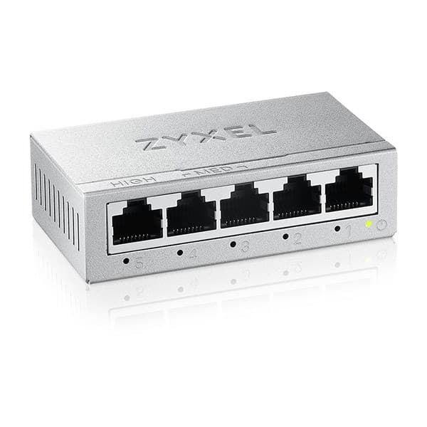 Zyxel GS-105BV5-EU0101F nätverksswitch Ohanterad L2 Gigabit Ethernet (10/100/1000)
