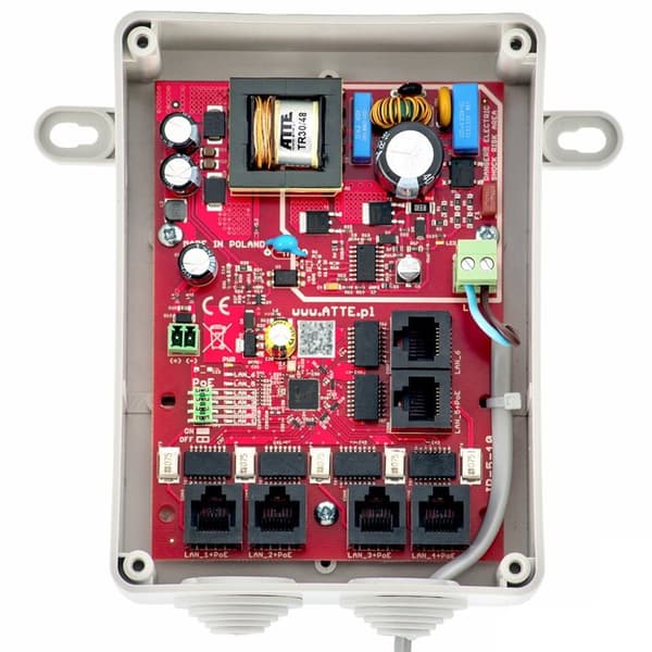 SWITCH 5-PORTARS POE-ATTE IPB-5-10A-S4