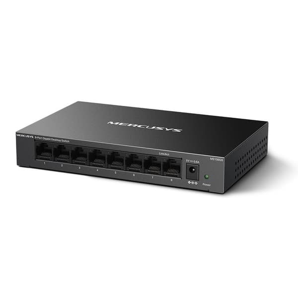 Mercusys 8-portars Gigabit-stationär switch