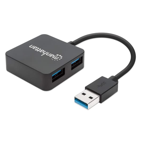 Manhattan USB 3.0-hubb, 4 portar bussström