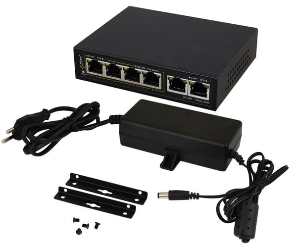 SWITCH GIGABIT POE 4+2 PULSAR SG64