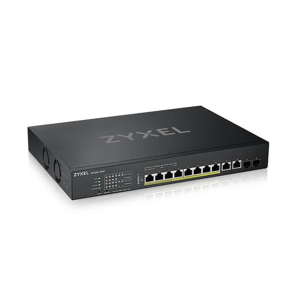 Zyxel XS1930-12HP-ZZ0101F nätverksswitch Administrerad L3 10G Ethernet (100/1000/10000) Power over Ethernet (PoE) Svart Svart