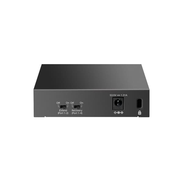 TP-Link LiteWave 5-portars Gigabit-stationär switch med 4-portars PoE+