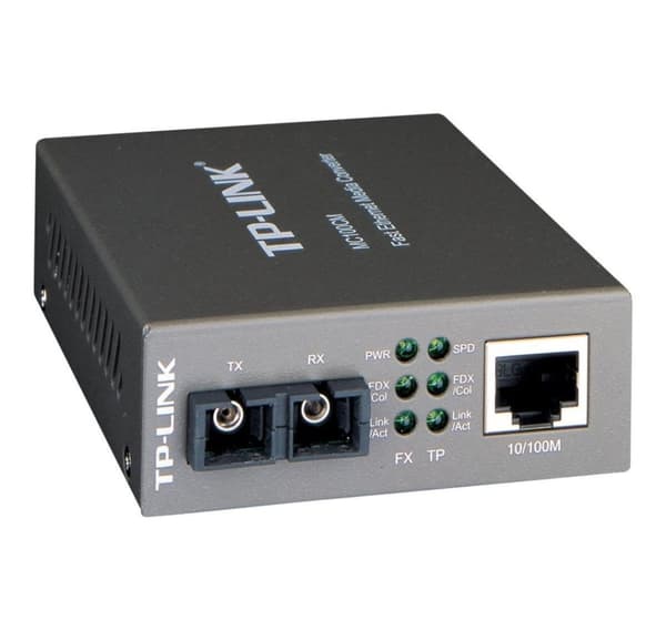 TP-LINK, 10/100 Mbps Multi-Mode Media Converter, MC100CM