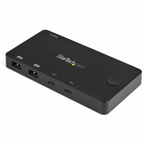 KVM-Brytare Startech SV211HDUC 4K Ultra HD HDMI USB Svart