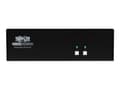 Miniatyrbilde 3 av 5: Tripp Lite Secure KVM Switch, 2-Port, Dual Head, DisplayPort to DisplayPort, 4K, NIAP PP4.0, Audio, TAA - KVM / lydsvitsj - 4 x KVM/lyd/USB - 1 lokal