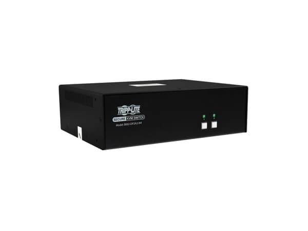 Tripp Lite Secure KVM Switch, 2-Port, Dual Head, DisplayPort to DisplayPort, 4K, NIAP PP4.0, Audio, TAA - KVM / lydsvitsj - 4 x KVM/lyd/USB - 1 lokal