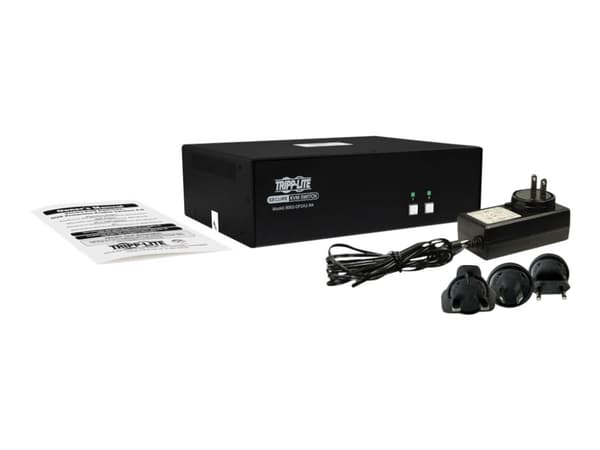 Tripp Lite Secure KVM Switch, 2-Port, Dual Head, DisplayPort to DisplayPort, 4K, NIAP PP4.0, Audio, TAA - KVM / lydsvitsj - 4 x KVM/lyd/USB - 1 lokal