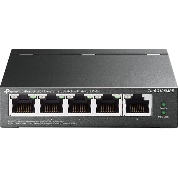 TP-Link 5-portars Gigabit Easy Smart Switch med 4-portars PoE+