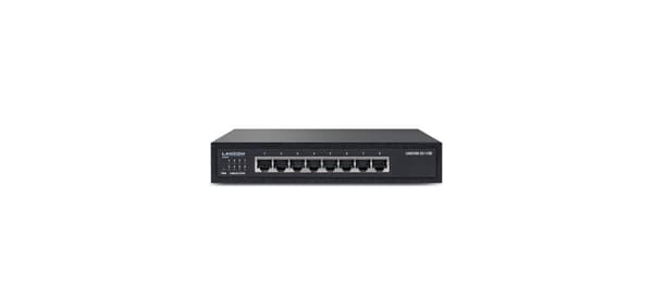 Lancom Systems GS-1108 -hallitsematon L2 Gigabit Ethernet (10/100/1000), musta