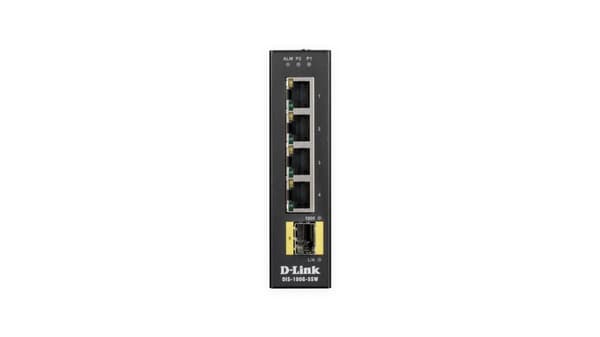 Kytkin D-Link DIS-100G-5SW - Hallitsematon - L2 - Gigabit Ethernet (10/100/1000) - Täysi kaksisuuntainen - Seinälle asennettava