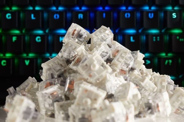 Glorious PC Gaming Race KAI-SILVER inmatningsenhetstillbehör Tangentbordsbrytare