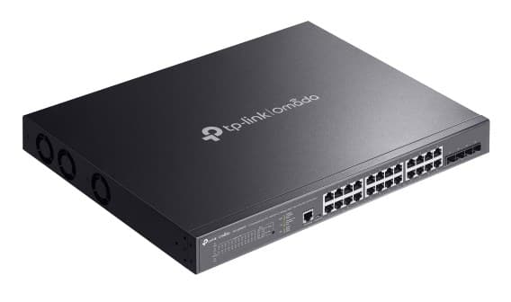 TP-Link Omada SG3428XMPP netværksswitch Administreret L2+ Gigabit Ethernet (10/100/1000) Power over Ethernet (PoE) 1U Sort