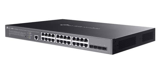 TP-Link Omada SG3428XMPP netværksswitch Administreret L2+ Gigabit Ethernet (10/100/1000) Power over Ethernet (PoE) 1U Sort