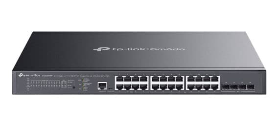 TP-Link Omada SG3428XMPP netværksswitch Administreret L2+ Gigabit Ethernet (10/100/1000) Power over Ethernet (PoE) 1U Sort