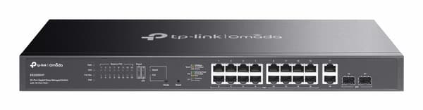 TP-Link Omada ES220GMP nätverksswitch Administrerad L2 Gigabit Ethernet (10/100/1000) Power over Ethernet (PoE) Svart Svart
