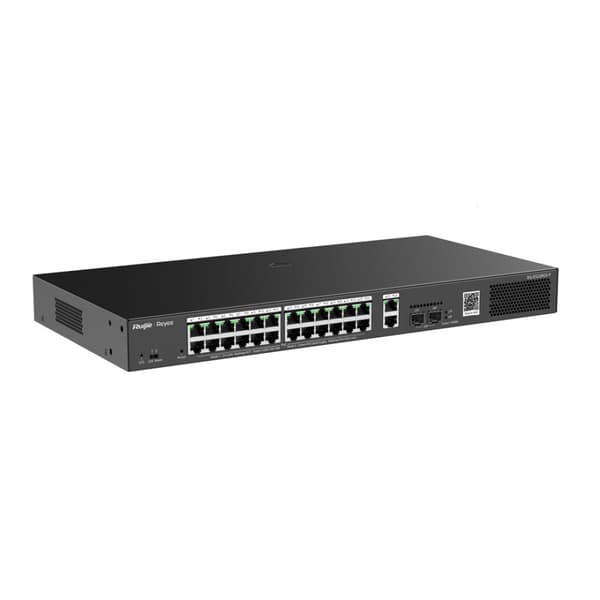 Ruijie Networks RG-ES228GS-P netværksswitch Administreret Gigabit Ethernet (10/100/1000) Power over Ethernet (PoE) Sort