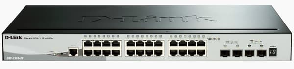 D-Link DGS-1510 Hallittu L3 Gigabit Ethernet (10/100/1000) Musta musta