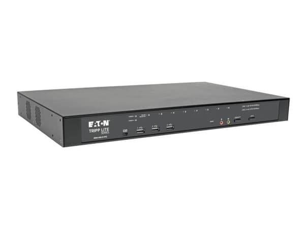 Eaton Tripp Lite series 8-Port Cat5 KVM over IP Switch with Virtual Media - 1 Local & 1 Remote User, 1U Rack-Mount, TAA - Omkopplare för tangentbord/