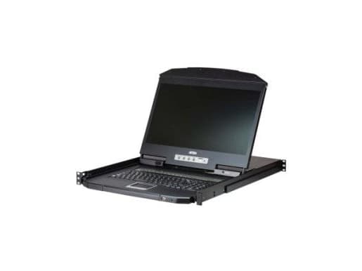 ATEN CL3108NX KVM-switch, 18,5Zoll TFT, VGA, PS/2-USB, 8 portar, CH-Layout