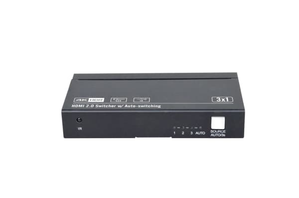 HDMI switcher 3x1 8K@60Hz with CEC and IR