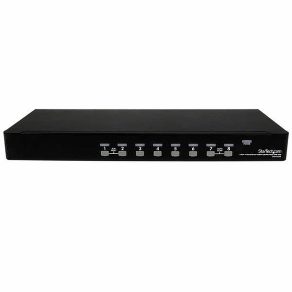 KVM-Brytare Startech SV831DUSBGB Svart