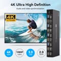 Miniatyrbilde 4 av 7: NÖRDIC KVM-svitsj 4 til 2 HDMI 4K 60Hz USB 3.0