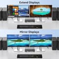 Miniatyrbilde 3 av 7: NÖRDIC KVM Switch 4 PC to 2 Monitor DP & HDMI 4K60Hz USB3.0