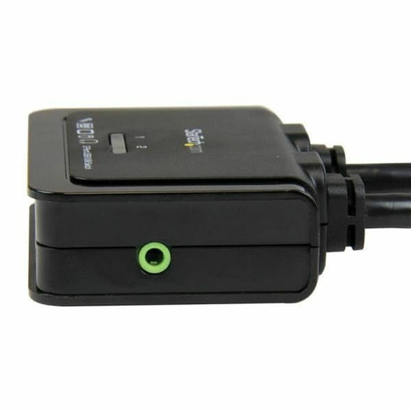 KVM-kontakt Startech SV211HDUA Sort