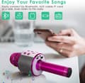 Miniatyrbild 7 av 7: OBOSOE Karaokemikrofon – Trådlös Bluetooth Mikrofon med Inbyggd Högtalare och Inspelare – Perfekt Present för Barn