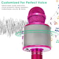 Miniatyrbild 6 av 7: OBOSOE Karaokemikrofon – Trådlös Bluetooth Mikrofon med Inbyggd Högtalare och Inspelare – Perfekt Present för Barn