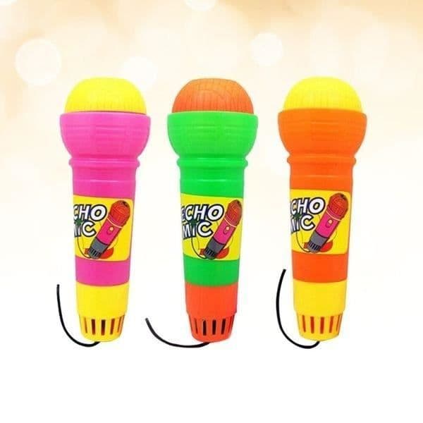 Mikrofon för karaoke - Okänt märke - Med eko - Plast - Mått 18,5 x 6 x 6 cm